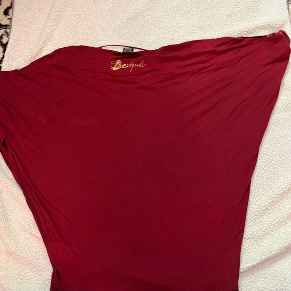 Desigual flowy top with beading and stitching - Picture 2 of 2